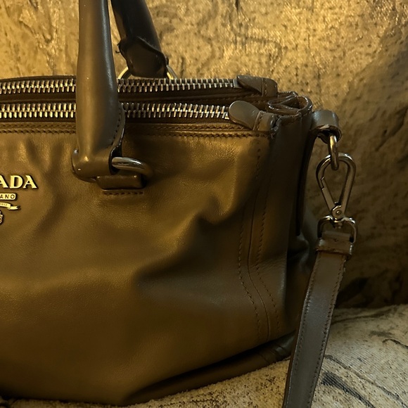 Prada Dark grey double zipper Prada bag. Two zip pockets. Offers are considered. - Picture 3 of 15